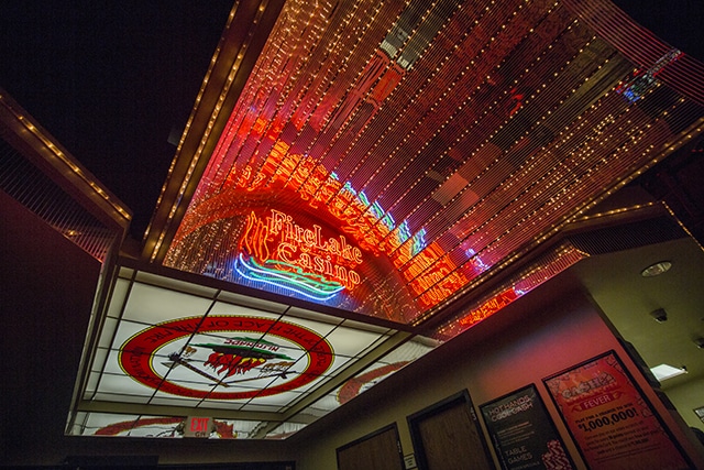 FireLake Casino lies inside the entertainment center.