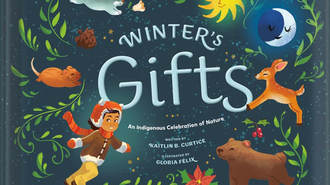 Illustrated cover of Kaitlin Curtice's book, Winter's Gifts, available October 31.
